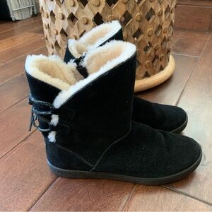 Koolaburra by UGG Black Shearling Winter Boots